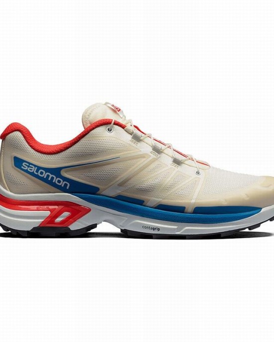 Salomon Xt-Wings 2 Trail Running Shoes Beige/Red Men