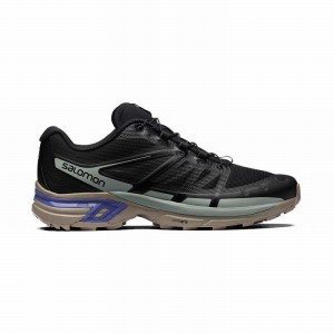 Salomon Xt-Wings 2 Trail Running Shoes Black/Light Turquoise Men