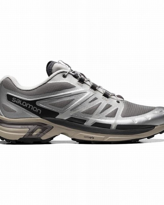 Salomon Xt-Wings 2 Trail Running Shoes Silver/Grey Men